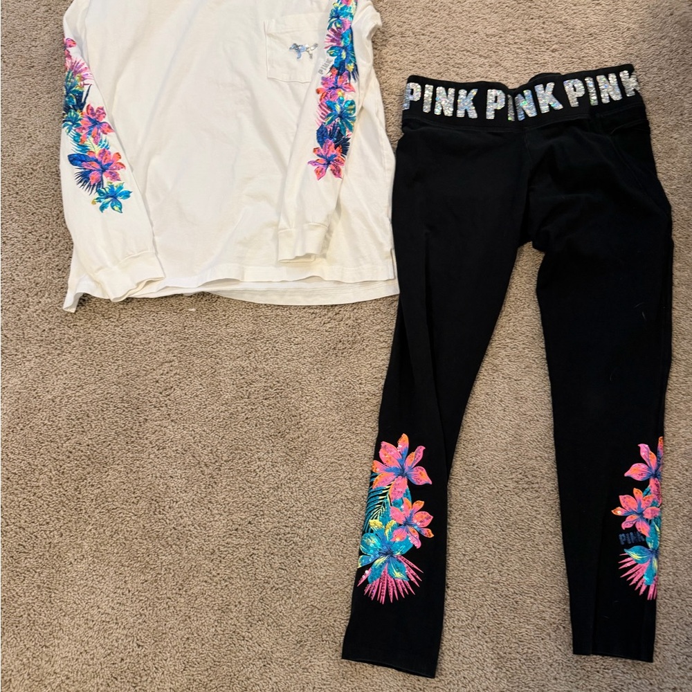 RARE PINK Victoria's Secret Bling Outfit